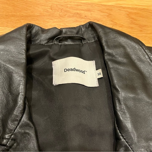Deadwood joan leather jacket size 38 - Picture 2 of 4